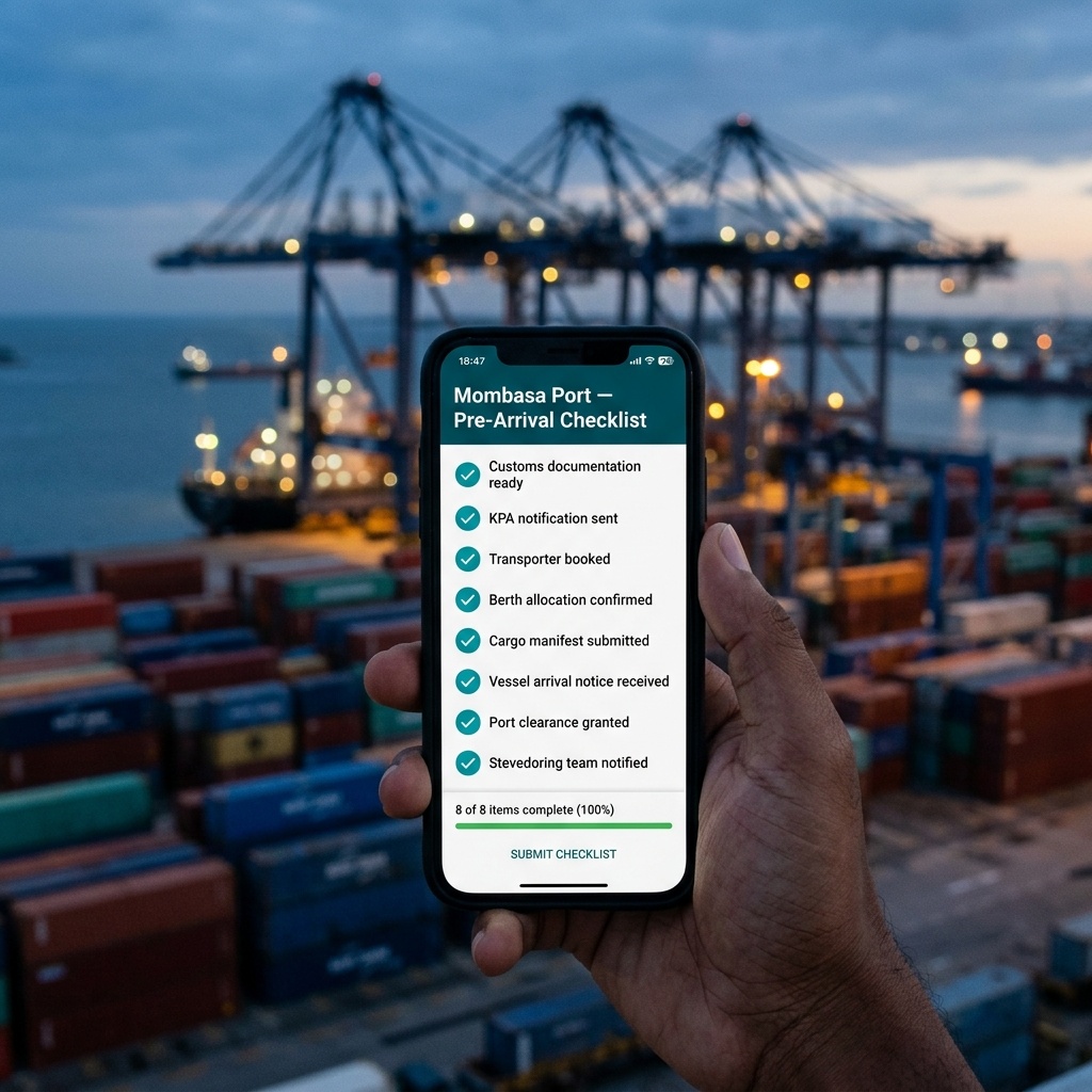 Pre-Arrival Checklist for Mombasa Port (PDF Download)